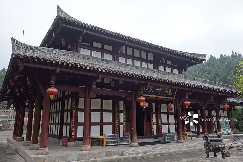 四川省广元市剑阁县剑门关镇志公寺：观音殿图片素材
