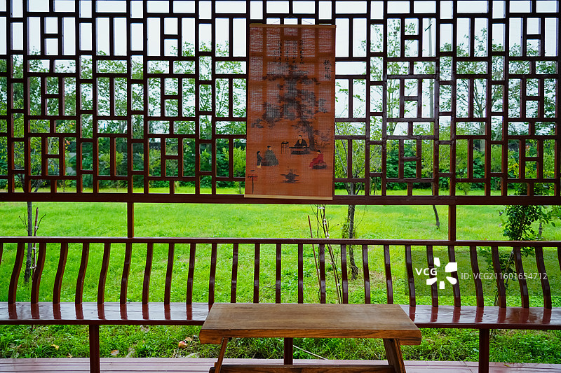 应天书院乐亭  河南省商丘市商丘古城图片素材