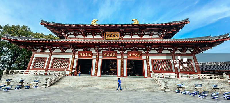 安徽合肥紫蓬山国家森林公园与西庐寺风光图片素材