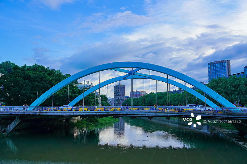 福建省龙岩市新罗区，恋城1908文创街区图片素材