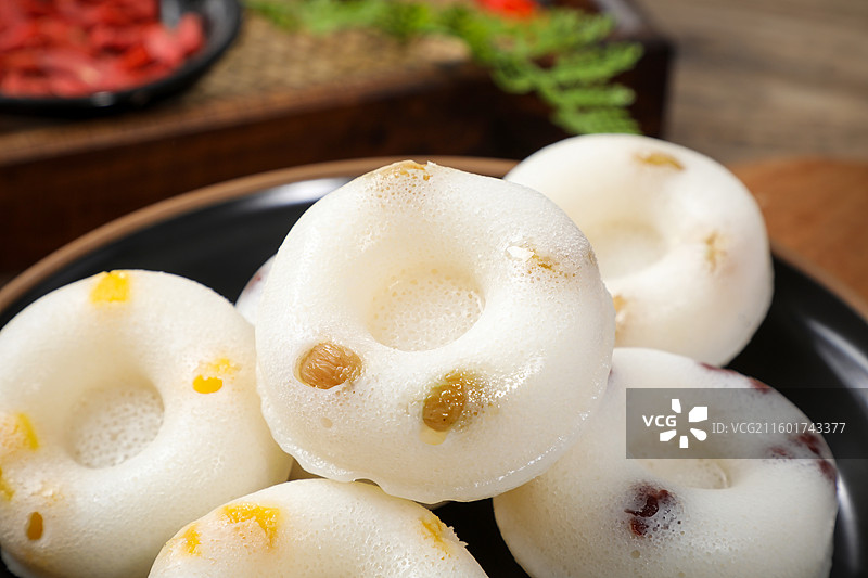 甜甜圈米糕图片素材