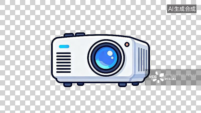 【AI数字艺术】用于展示多媒体内容的数字投影仪图片素材