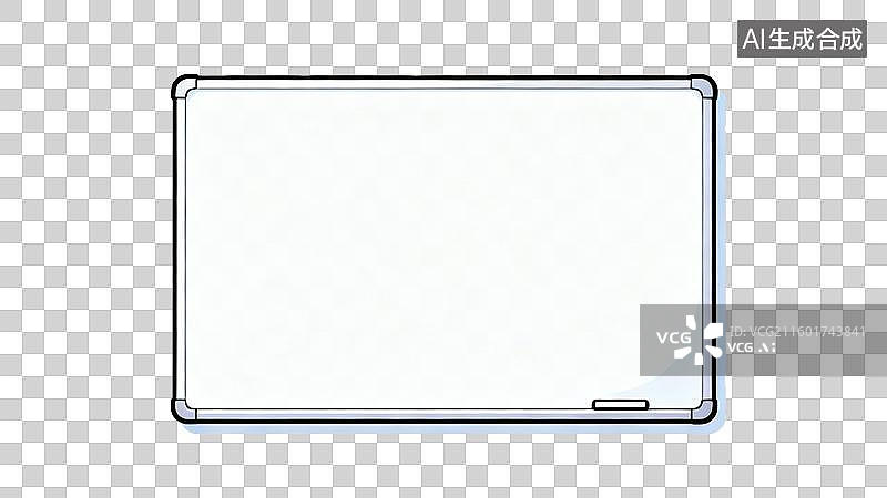 【AI数字艺术】用于教学的空白白板图片素材