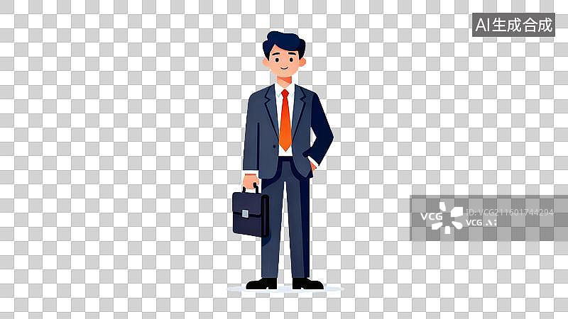 【AI数字艺术】穿着正装的职业商务人士图片素材