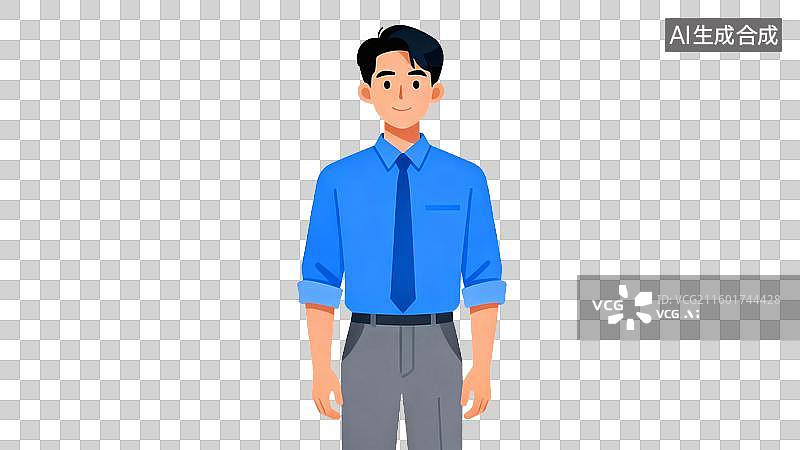 【AI数字艺术】穿着正装的年轻男士图片素材