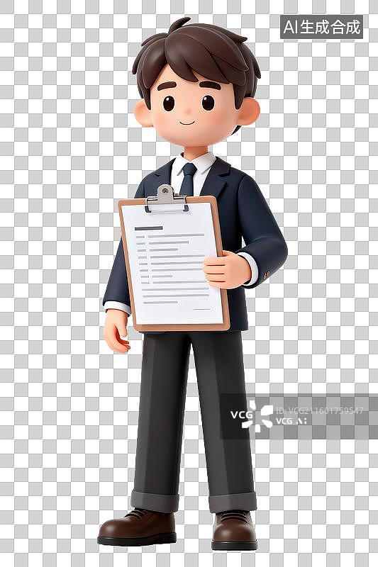 【AI数字艺术】拿着建简历找工作应聘学生教育相关人物素材图片素材