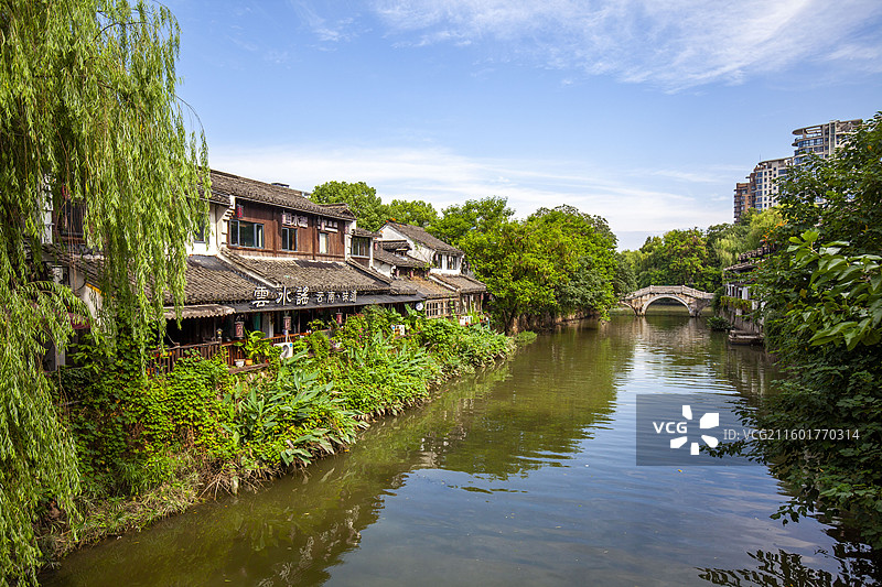 杭州小河直街历史街区图片素材