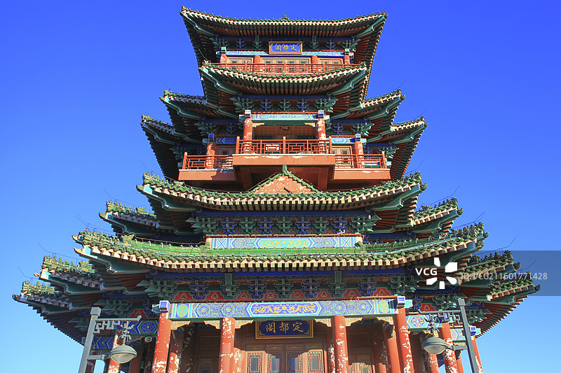 蓝天超清定都阁图片素材