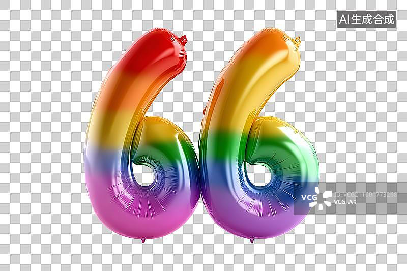 【AI数字艺术】彩色喜庆立体数字图片素材