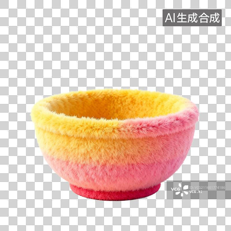 【AI数字艺术】彩色毛绒宠物窝图片素材