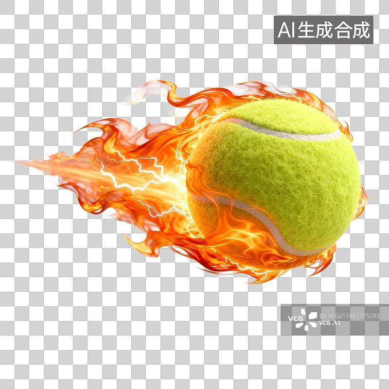 【AI数字艺术】3D渲染拟物风格网球球类免抠元素图片素材