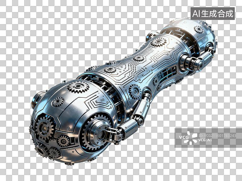 【AI数字艺术】3D 纳米机器人 科技科幻免抠素材图片素材