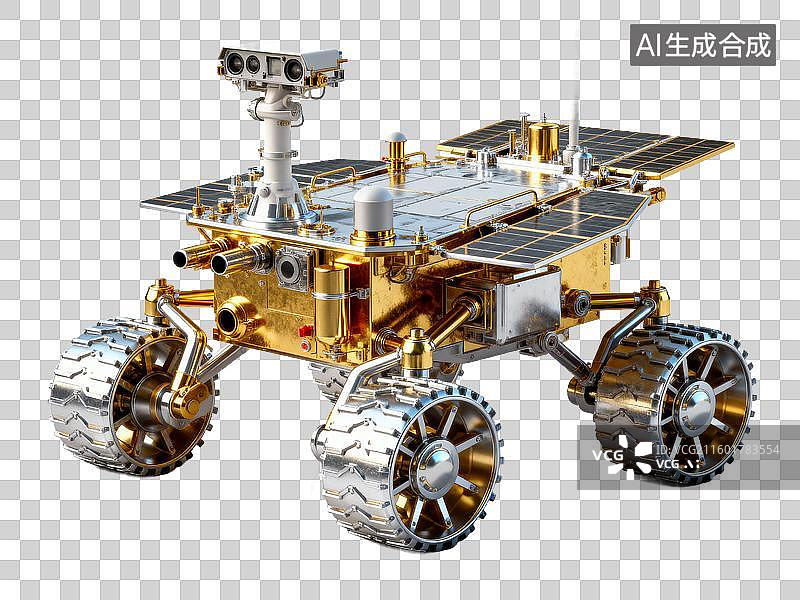 【AI数字艺术】3D 火星车 航天科技科幻免抠素材图片素材