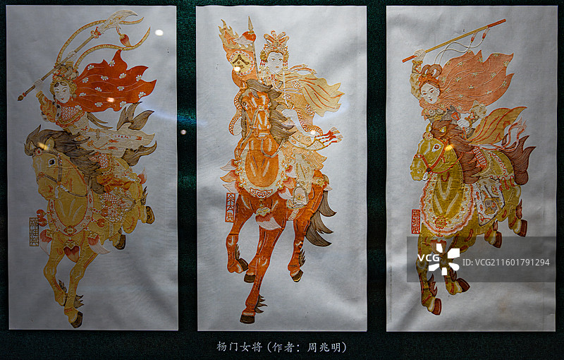 蔚县博物馆 剪纸 国家级非物质文化遗产图片素材