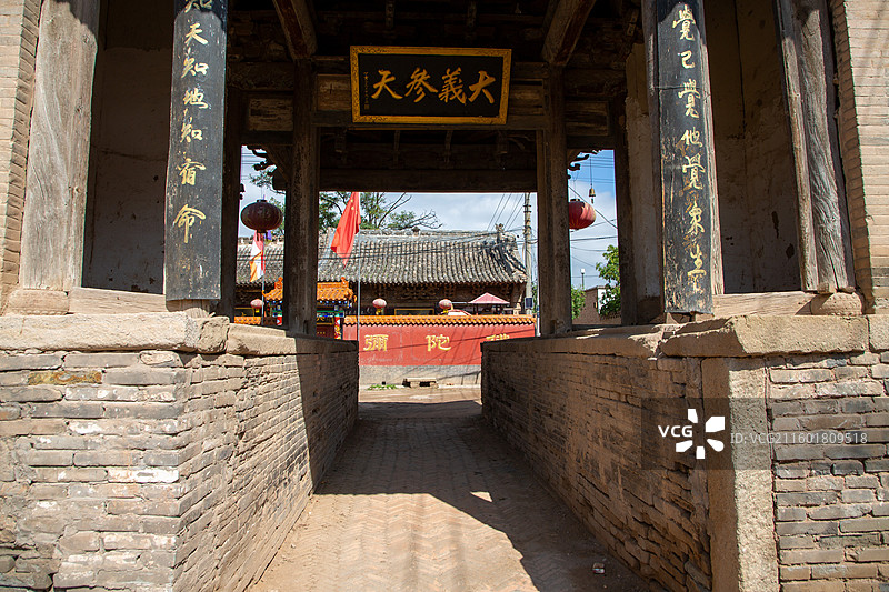 榆次区北流戏台图片素材