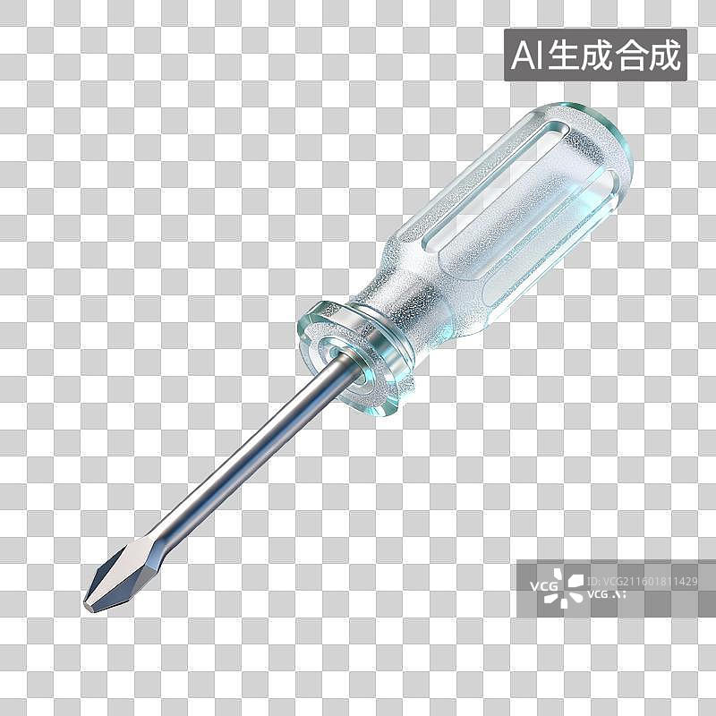 【AI数字艺术】透明手柄螺丝刀图片素材