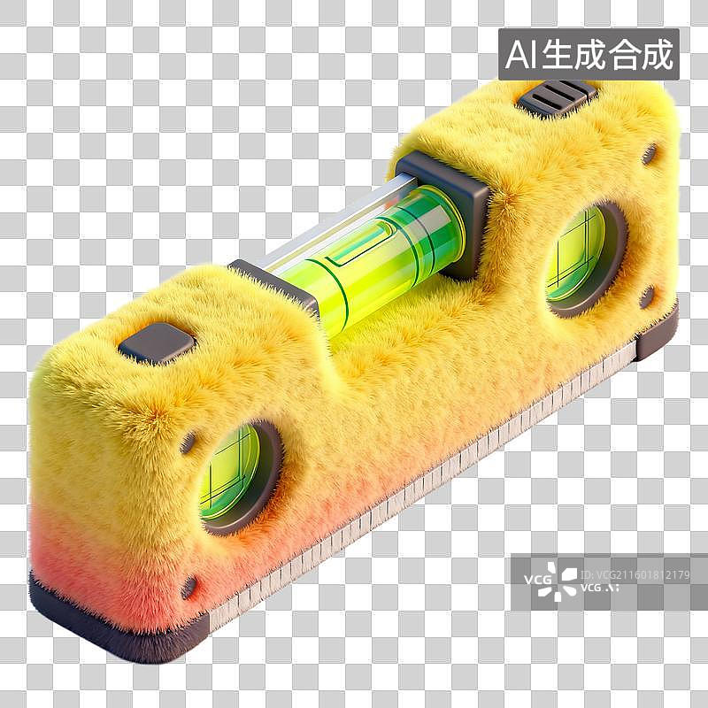 【AI数字艺术】毛绒水平仪图片素材
