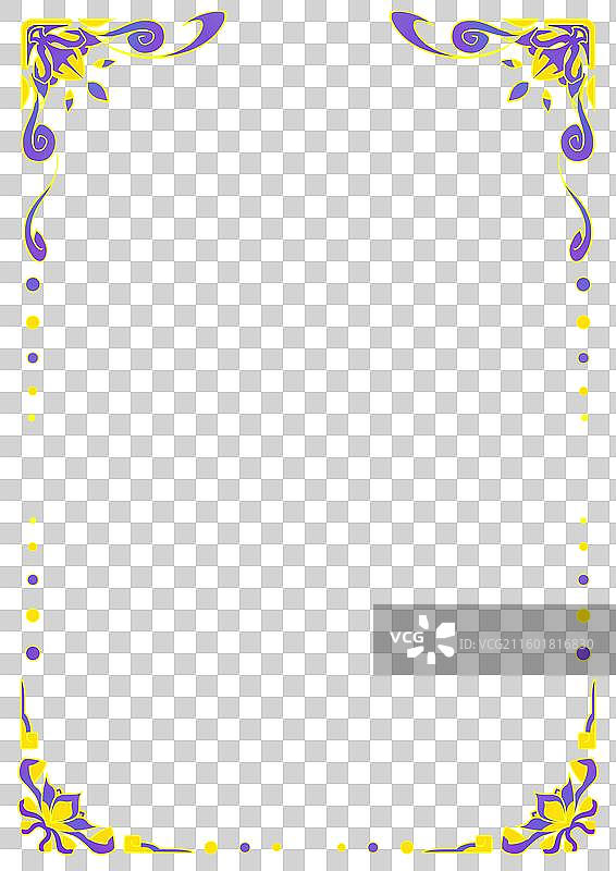 紫金花边图片素材