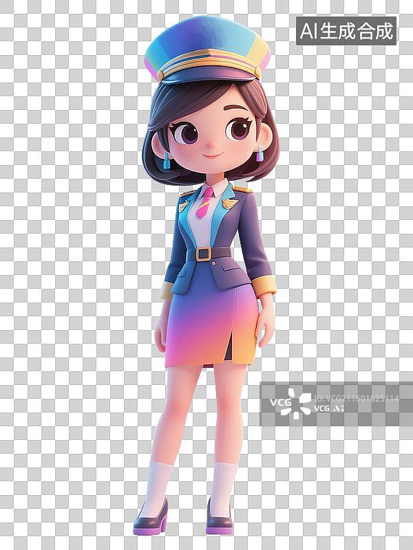 【AI数字艺术】mbti理论职业心理性格测试ESFJ执政官16种人格类型守护者SJ型外向感觉情感判断3D角色形象模型图片素材