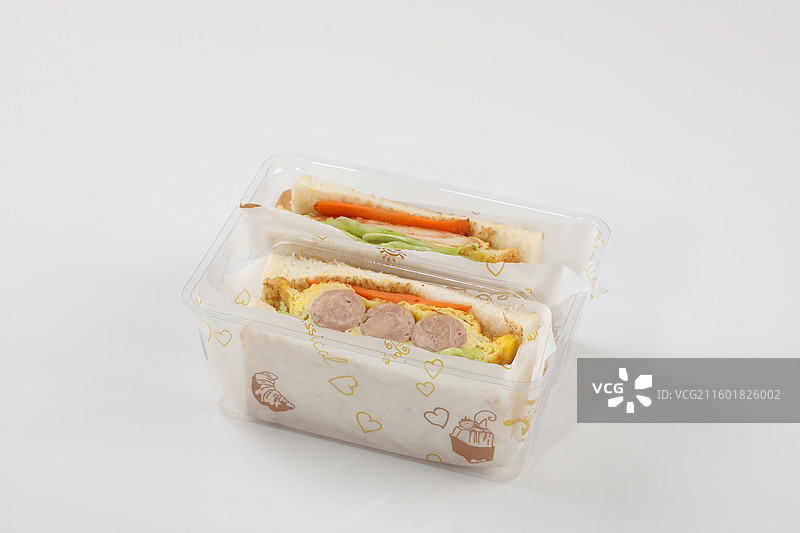 煎蛋双拼面包图片素材