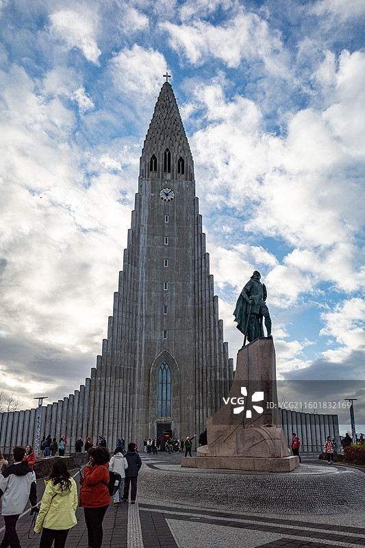 冰岛雷克雅未克的街头风景图片素材