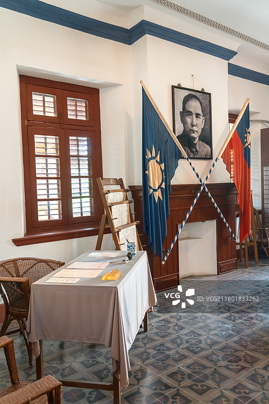 广州大元帅府历史纪念馆内景空间陈设图片素材