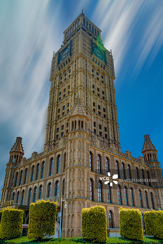 云南开远开远4A级风景区凤凰生态公园凤凰钟楼图片素材