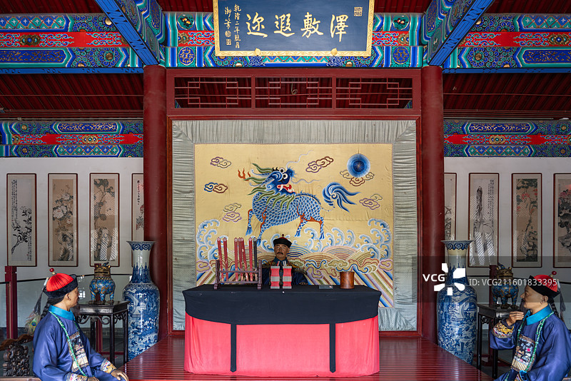 内蒙古将军衙署正堂图片素材