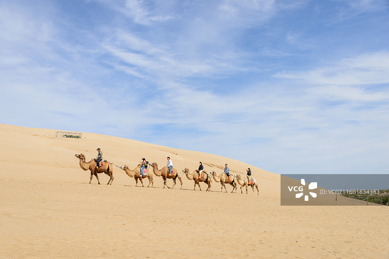 内蒙古赤峰翁牛特旗乌丹镇玉龙沙湖图片素材