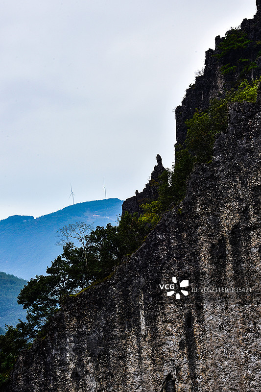 武陵山大裂谷图片素材
