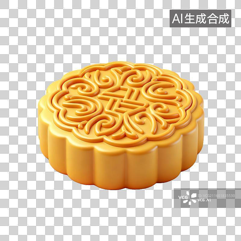 【AI数字艺术】免抠元素月饼图片素材