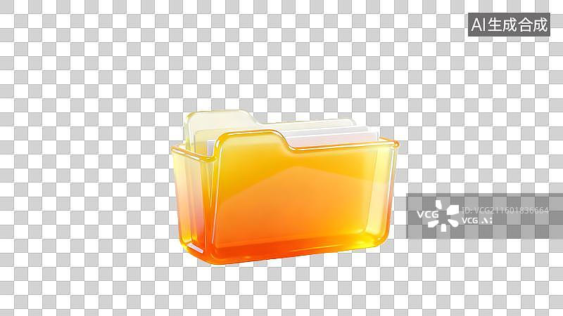 【AI数字艺术】彩色透明文件收纳盒 多层塑料文件夹收纳   彩虹渐变透明果冻质感文件夹 彩色透明玻璃风格的文件夹图片素材