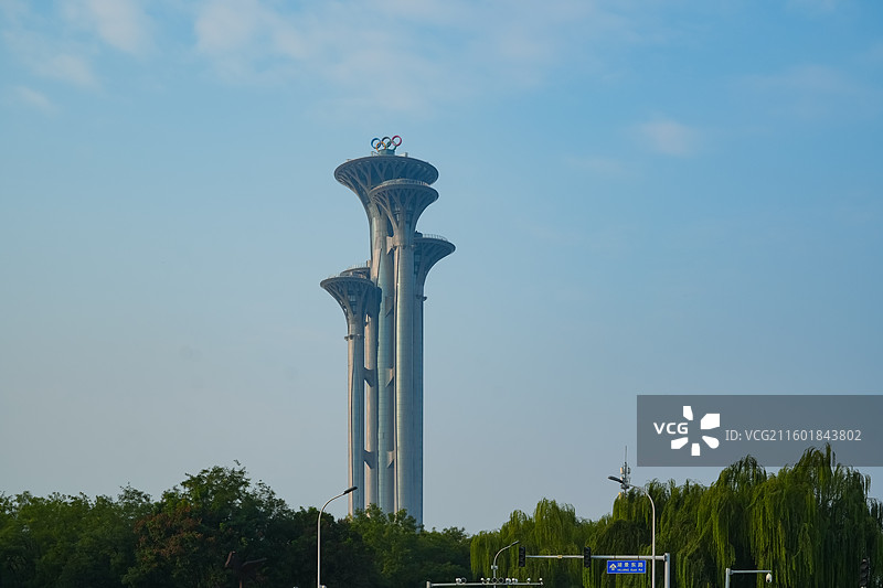 北京奥林匹克塔图片素材