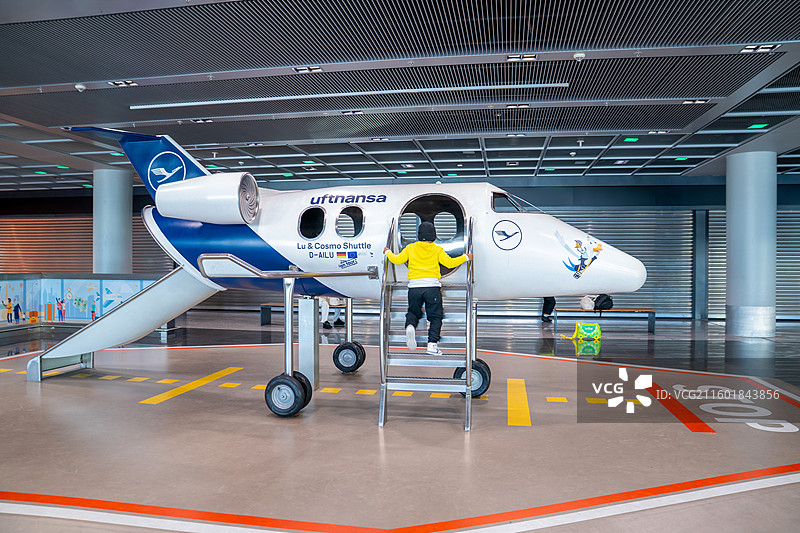 法兰克福机场内景图片素材