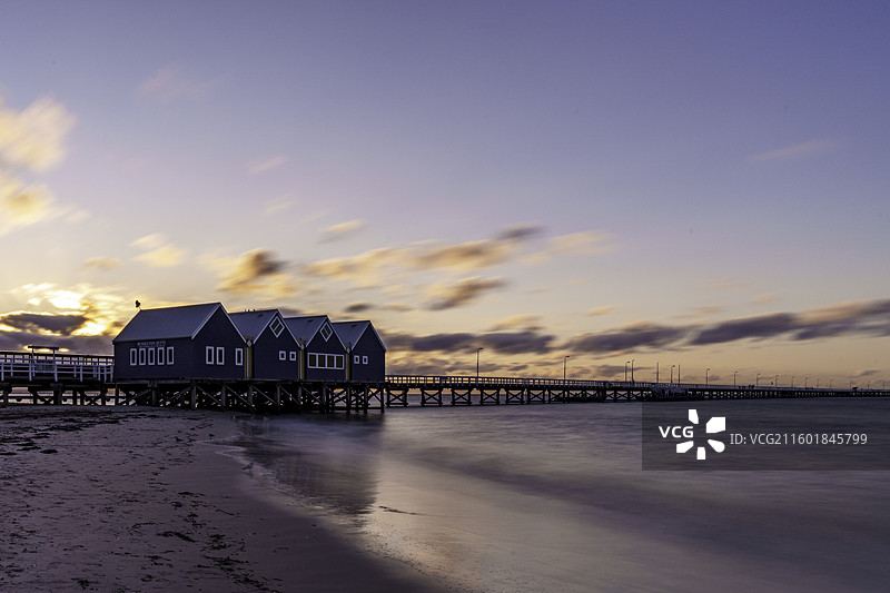 海上栈桥图片素材