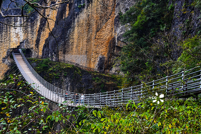 武陵山大裂谷图片素材
