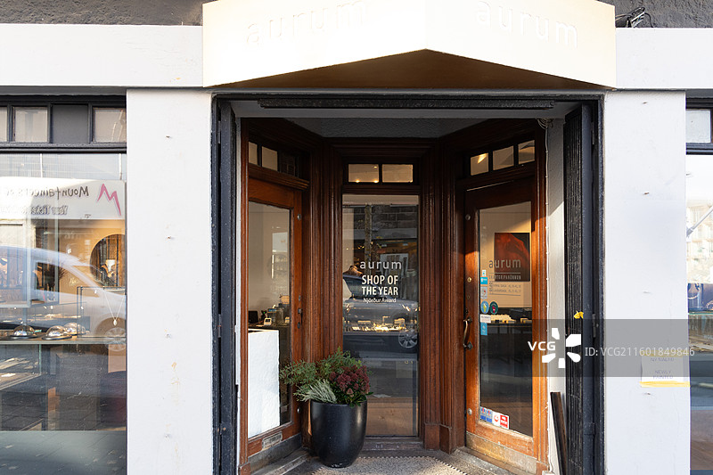 冰岛雷克雅未克的街头风景图片素材