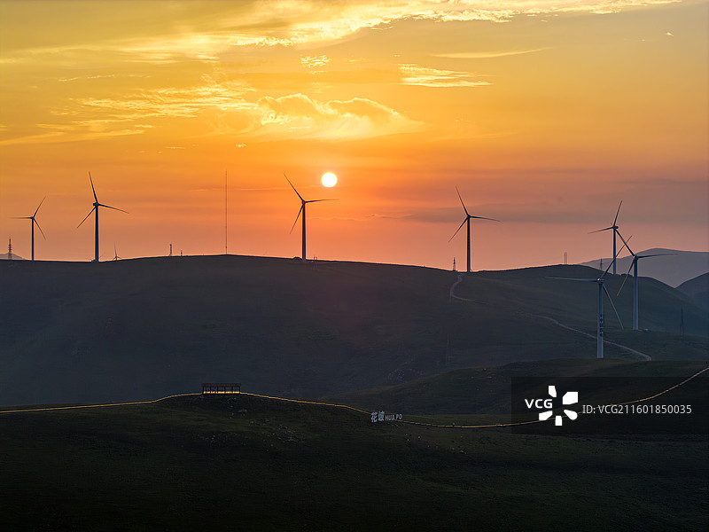 长治沁源县花坡景区风光图片素材