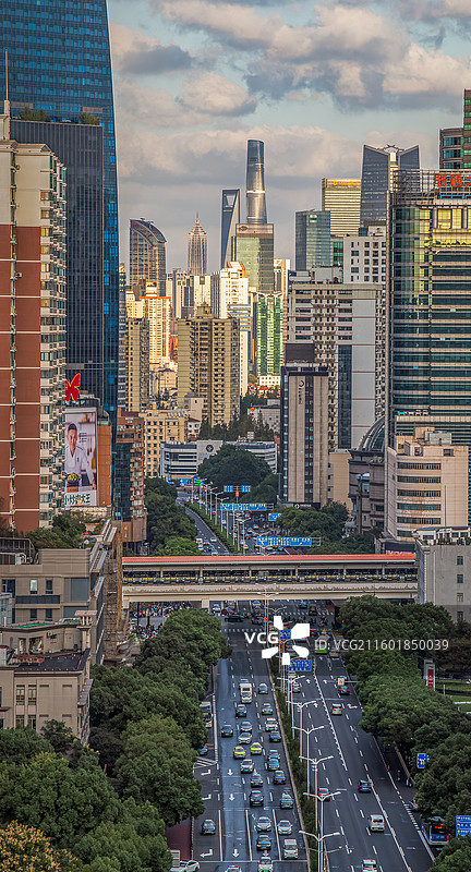 上海进城之路图片素材