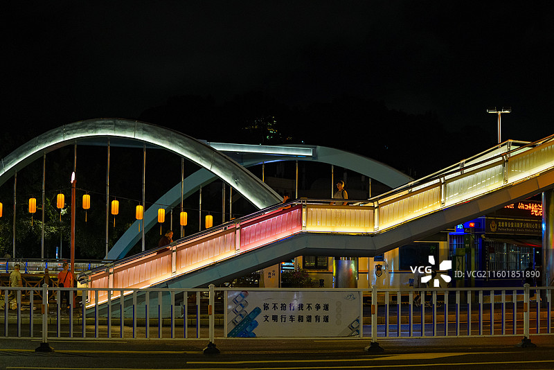 福建省龙岩市新罗区，恋城1908文创街区图片素材