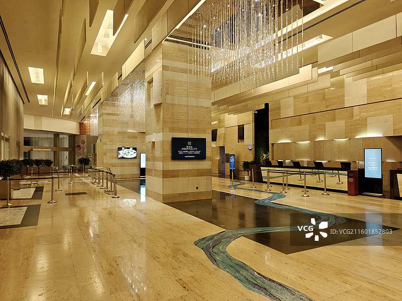 香港荃湾西如心酒店大堂区域图片素材