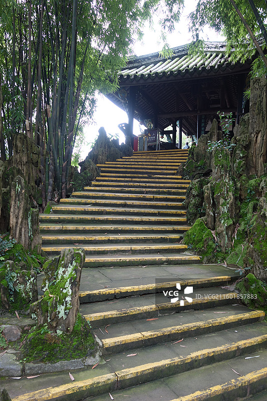 四川省成都市武侯区望江楼公园：吟诗楼图片素材