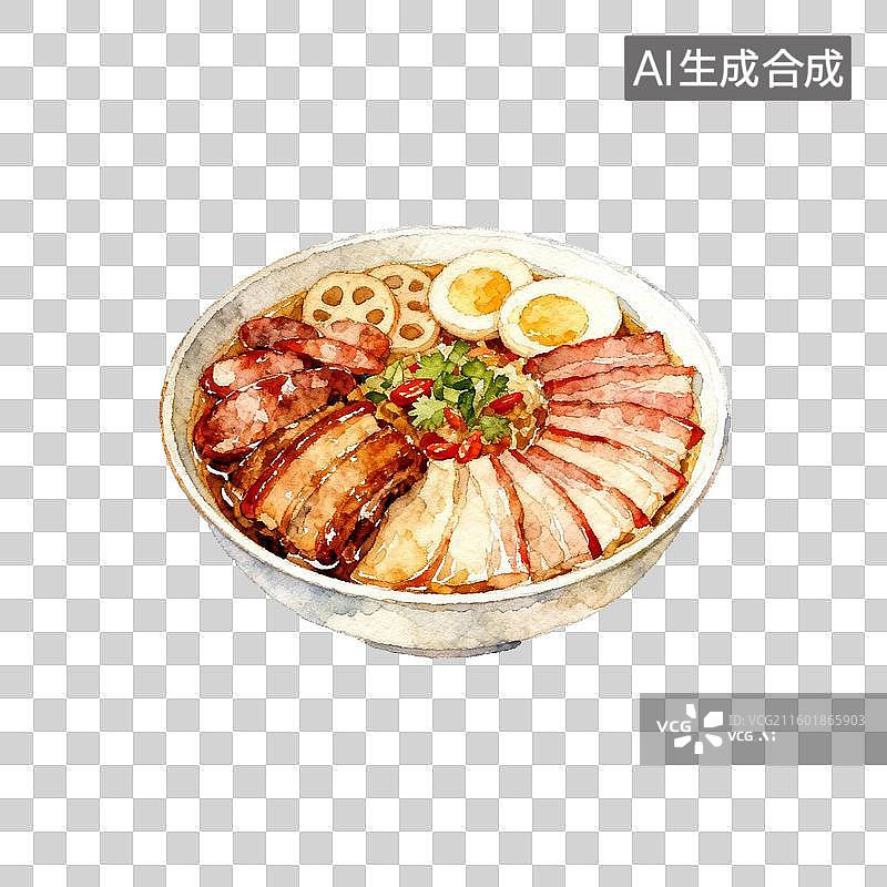 【AI数字艺术】一碗美味的日式拉面图片素材