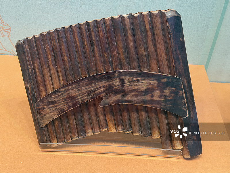 排箫，南汉二陵博物馆展览的文物，我们的乐队：十世纪乐舞文化展图片素材