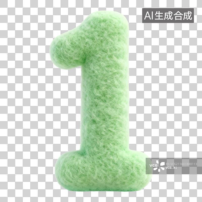 【AI数字艺术】3D卡通毛绒绒长毛彩色数字图片素材