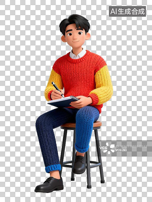 【AI数字艺术】商务场合中认真做笔记的听众图片素材