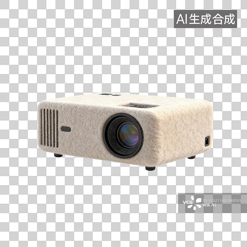 【AI数字艺术】毛毡风格的现代投影仪图片素材