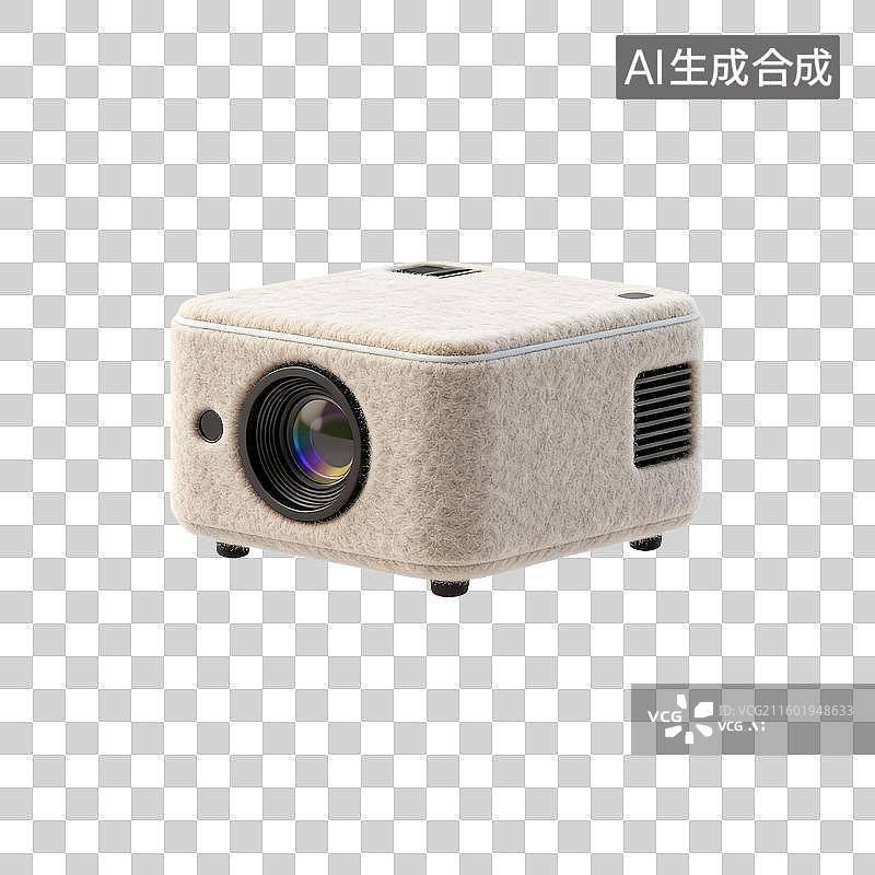 【AI数字艺术】毛毡风格的现代投影仪图片素材