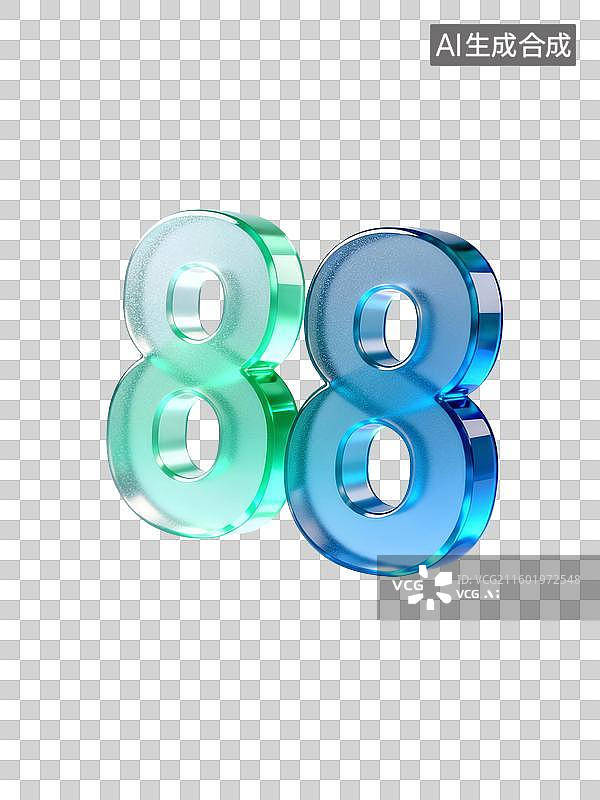 【AI数字艺术】艺术立体数字卡通插画图片素材