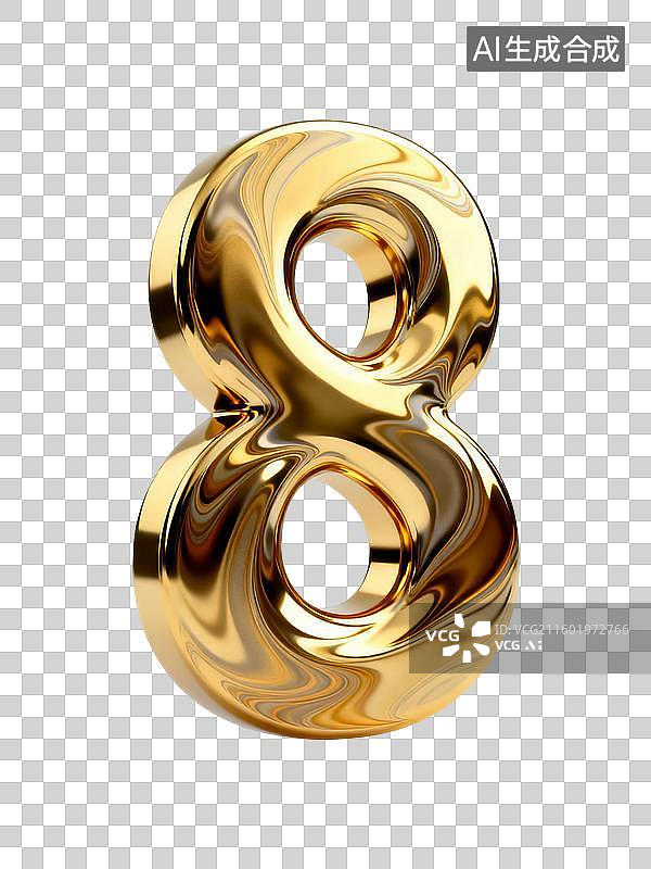 【AI数字艺术】艺术立体数字卡通插画图片素材